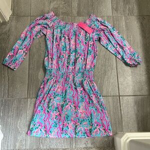 NWT Lilly Pulitzer Cyla Off the Shoulder Romper